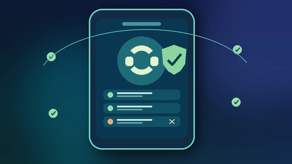 Ilustração conceitual de um telefone com recursos para identificar e filtrar chamadas indesejadas